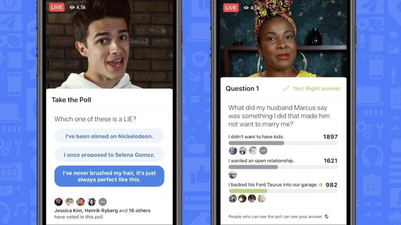Content creators on the platform can now build interactive quizzes into live videos for their followers.