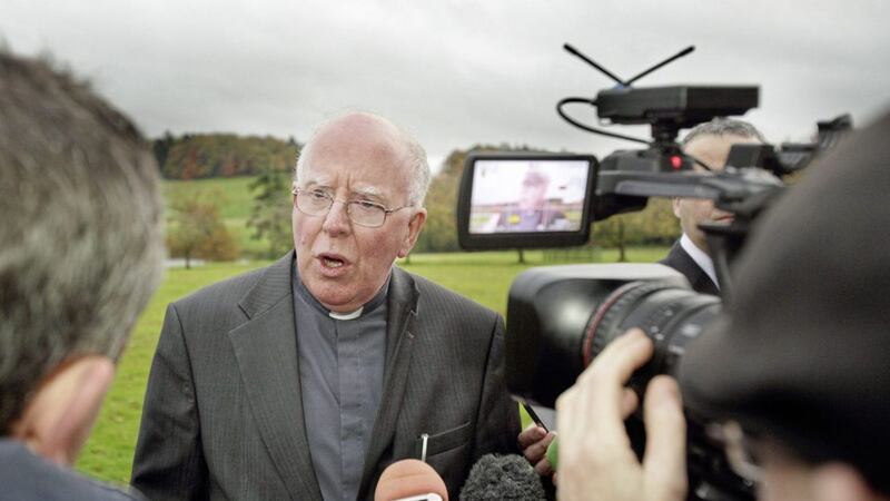 Former Bishop of Dromore Fr John McAreavey has joined calls for an independent public inquiry into alleged child abuse by Fr Malachy Finegan. Picture by Cliff Donaldson 