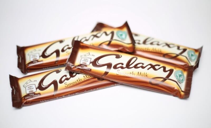 Galaxy bars.