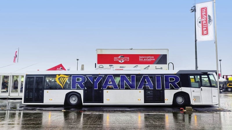 Ryanair has ordered 32 Mallaghan 50W airport buses 