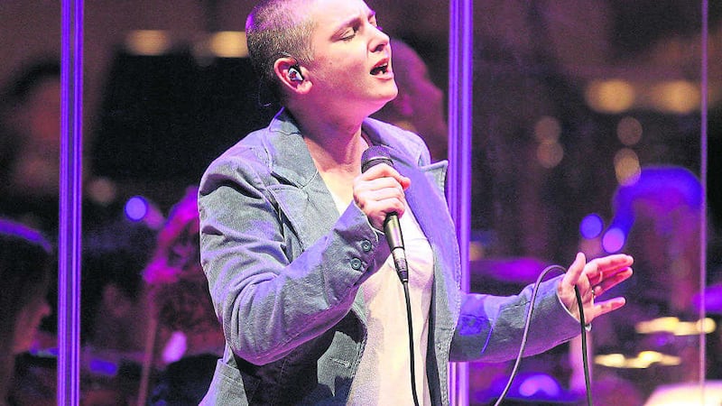 Sinead O&#39;Connor, pictured performing with the Ulster Orchestra, is receiving treatment following online &#39;suicide&#39; message. 
