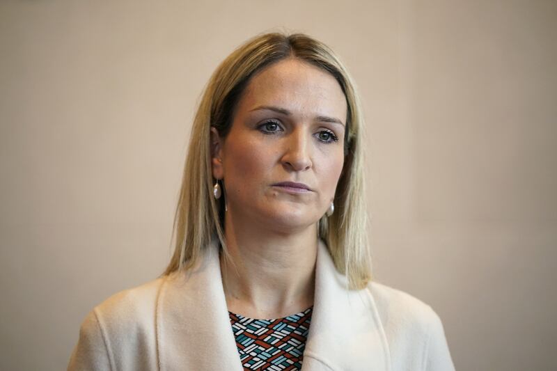 Minister for Justice Helen McEntee .