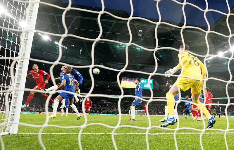 Virgil van Dijk’s goal handed Liverpool victory when Chelsea last played at Wembley