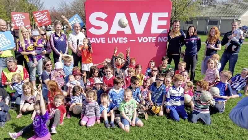 Tyrone manager Mickey Harte and other high profile GAA figures have backed a campaign urging people to vote &#39;No&#39; in the upcoming abortion referendum 