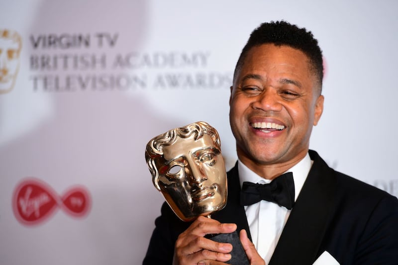 Cuba Gooding Jr in the press room at the Virgin TV British Academy Television Awards 2017 in London