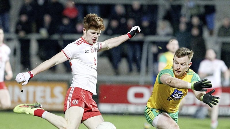 Donegal ended Tyrone&#39;s winning streak in last year&#39;s Dr McKenna Cup final 