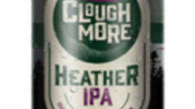 Heather IPA, brewed using water from the Mournes, and infused with Mourne heather 