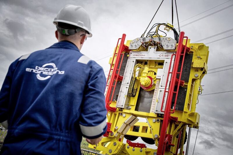 Cookstown engineering firm Decom sinks £1m into giant sub-sea chop saw