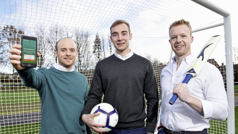 The founders of Pitchbooking Shea O&rsquo;Hagan, Chris McCann and Fearghal Campbell. 