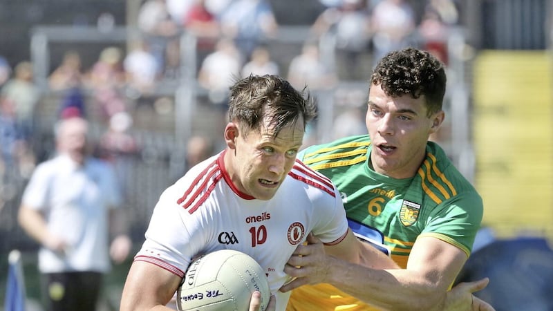 Kieran McGeary hopes Tyrone can make it three League wins on-the-trot against Armagh on Sunday. Picture Margaret McLaughlin. 