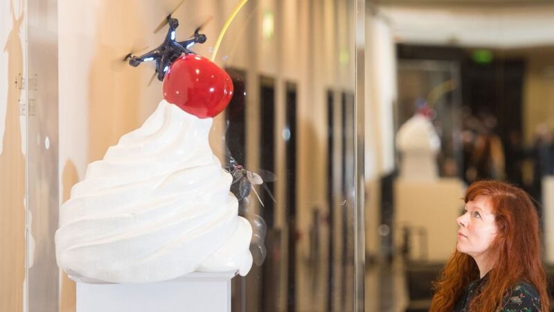 An ice cream topped with a drone is on the Fourth Plinth shortlist
