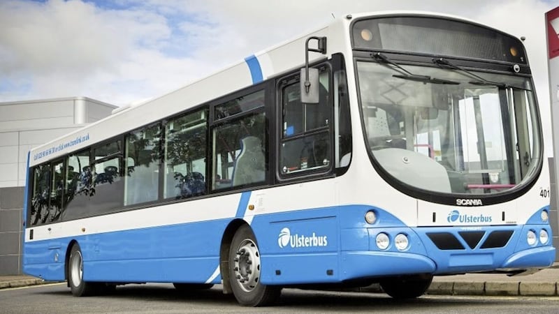 A passenger was injured after an Ulsterbus stopped suddenly in Comber last Wednesday 