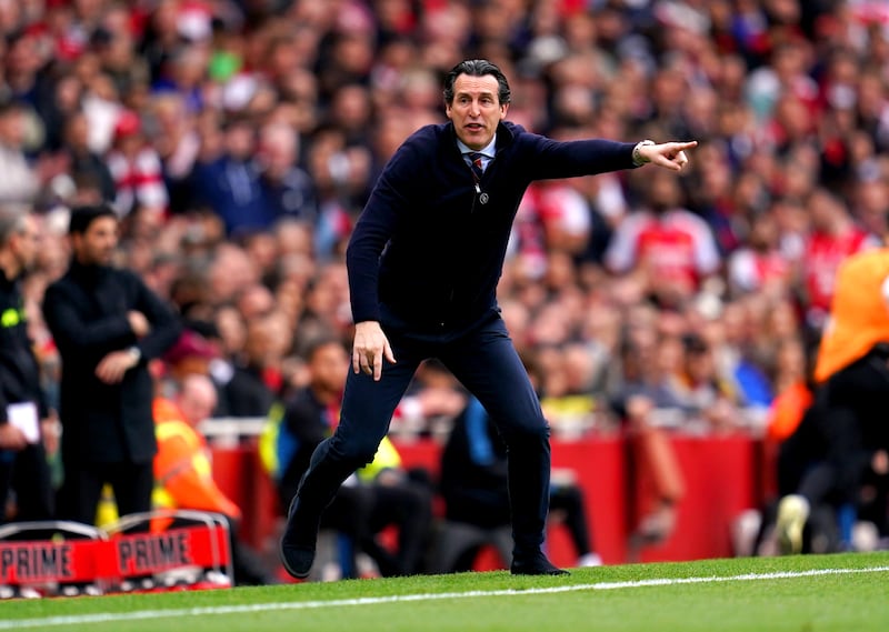 Aston Villa manager Unai Emery claimed victory on his return to former club Arsenal