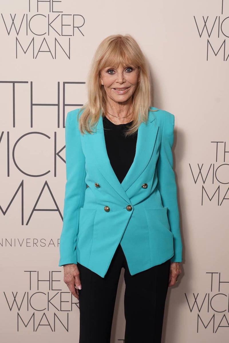 Ekland attending the 50th anniversary celebration for The Wicker Man at the Picturehouse Central Cinema in London