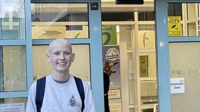 Daniel Greer&#39;s family shared a photograph of him outside the hospital following his discharge with the caption: &#39;what a difference a donor makes&#39; 