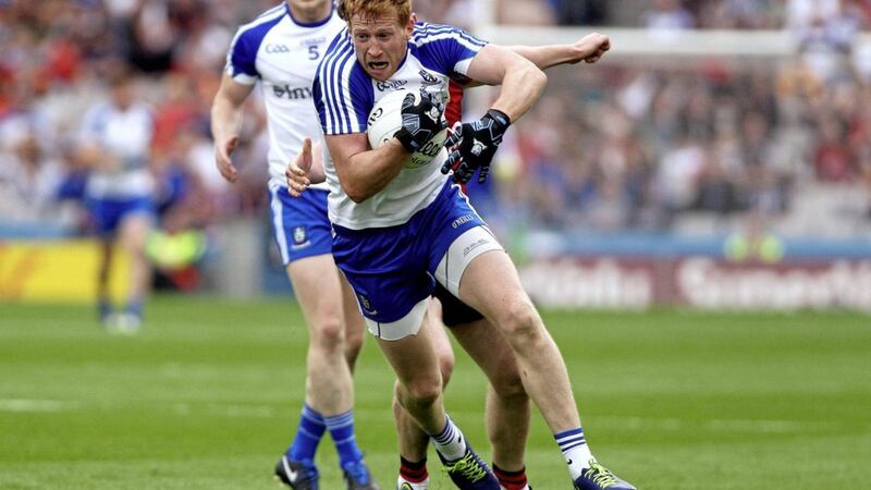 Monaghan&#39;s Kieran Hughes is bullish about his county&#39;s chances of sealing a first All-Ireland SFC semi-final since 1988. Picture Seamus Loughran 
