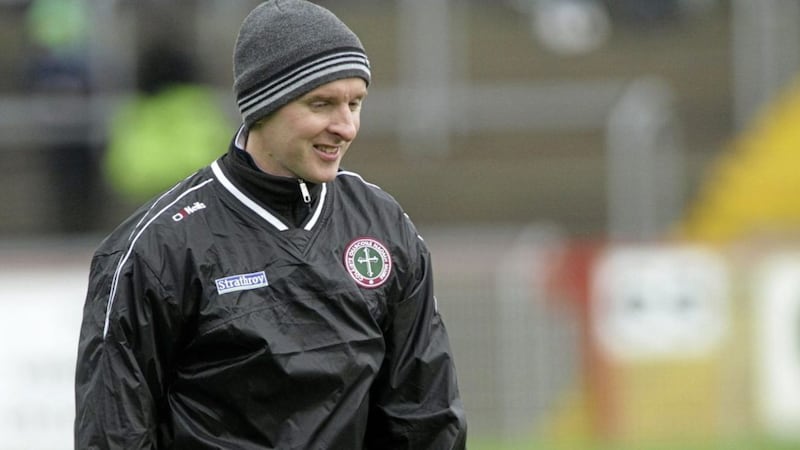 St Mary's manager Paddy Tally is hoping the McKenna Cup will be injury-free <br />Picture by S&eacute;amus Loughran
