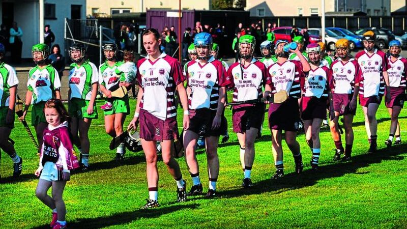 Defending Derry champions Slaughtneil will be aiming to fend off a stout challenge from Ballinascreen in today&rsquo;s county final at Magherafelt. Picture by Margaret McLaughlin