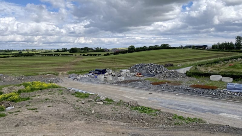 Development has stalled on this site in Newtownards, where the intention was to build 440 houses 