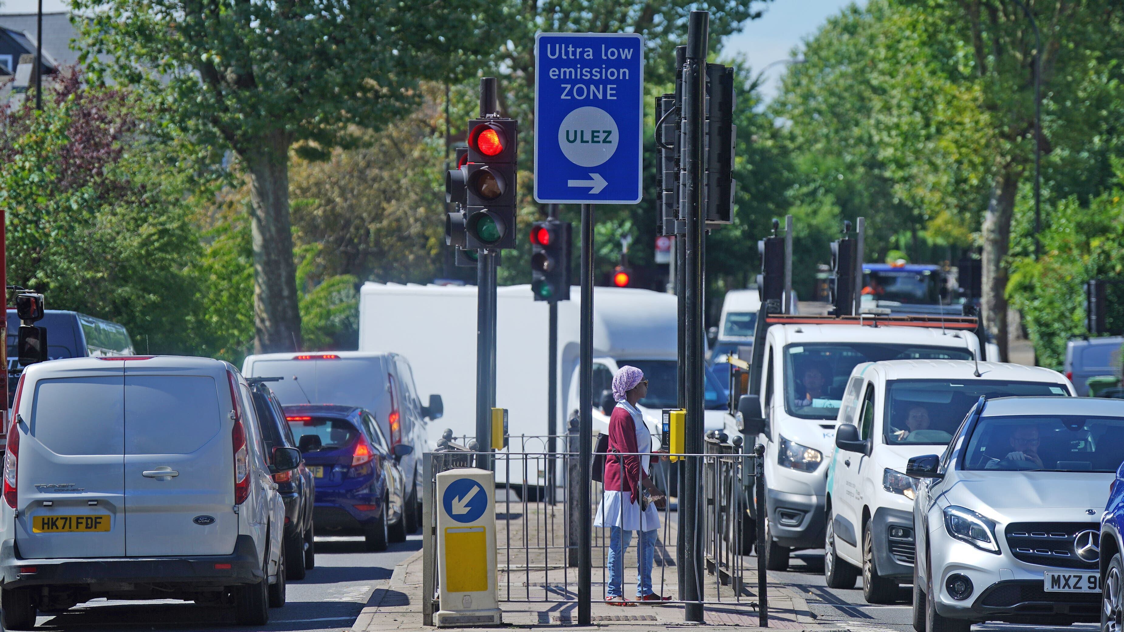 Drivers who breach the rules of London’s expanded ultra low emission zone (Ulez) may initially be warned rather than fined (Yui Mok/PA)
