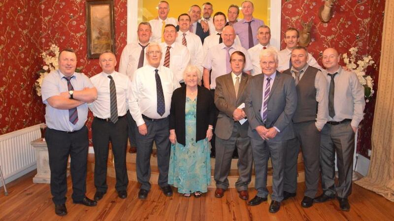 St Michaels Magheralin: The St. Michael&#39;s 1991 Senior team, winners of the Down Junior Football Championship 25 years ago pictured at the club&rsquo;s recent awards night. 