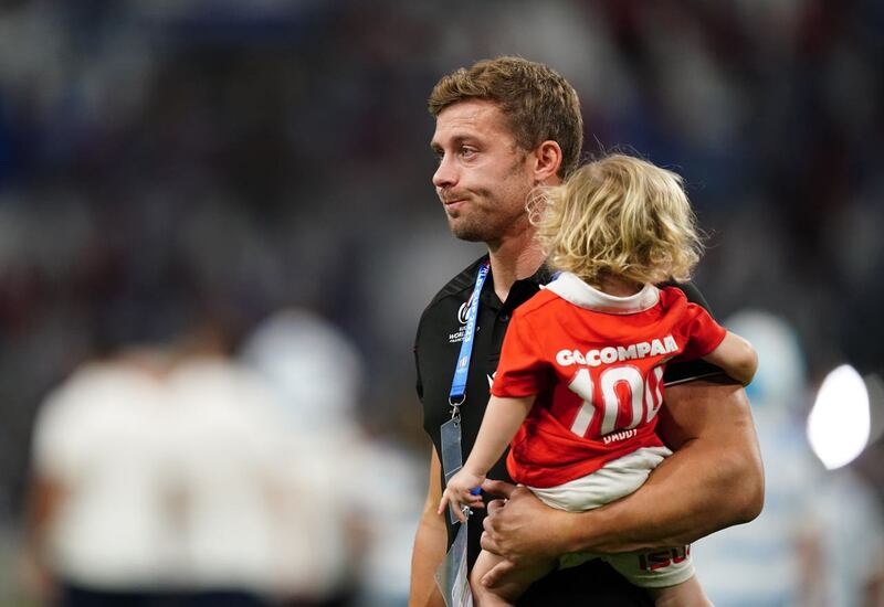 Leigh Halfpenny after the Rugby World Cup quarter-final