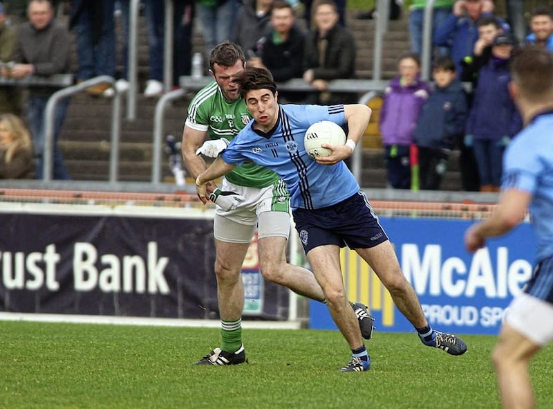 Conall McCann in action for Killyclogher Pic Seamus Loughran. 