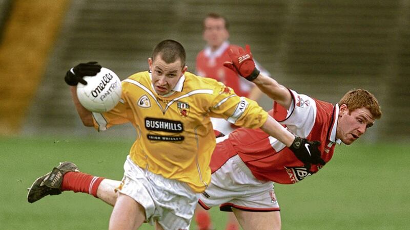 Kevin Madden saved Antrim&#39;s blushes against London in February 1999  Picture by S&eacute;amus Loughran  