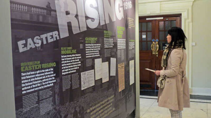 &nbsp;The &lsquo;Belfast: Reflections on 1916&rsquo; exhibition is on display in the east wing of City Hall until August 31 and admission is free