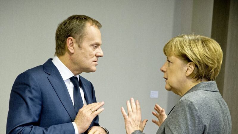 Inside Europe: Donald Tusk and Angela Merkel - (C) European Council Newsroom 