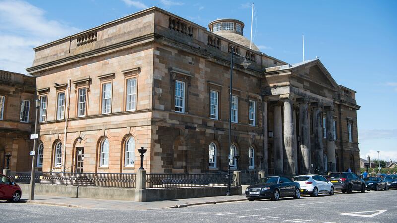 The case called at Ayr Sheriff Court on Wednesday (John Linton/PA)