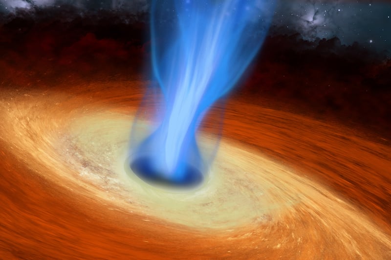 Generic illustration of a black hole.