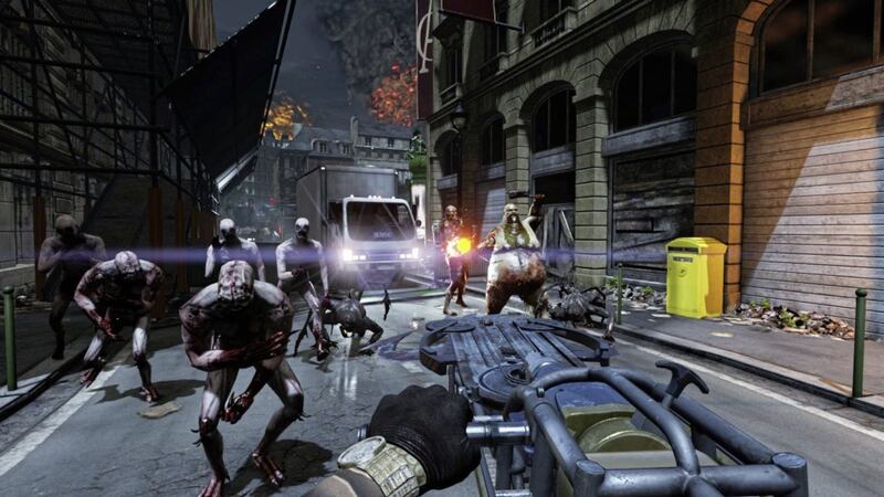 The horde shooter earns its filthy stripes as your team of zombie busters mow down waves of brain-starved zombies 