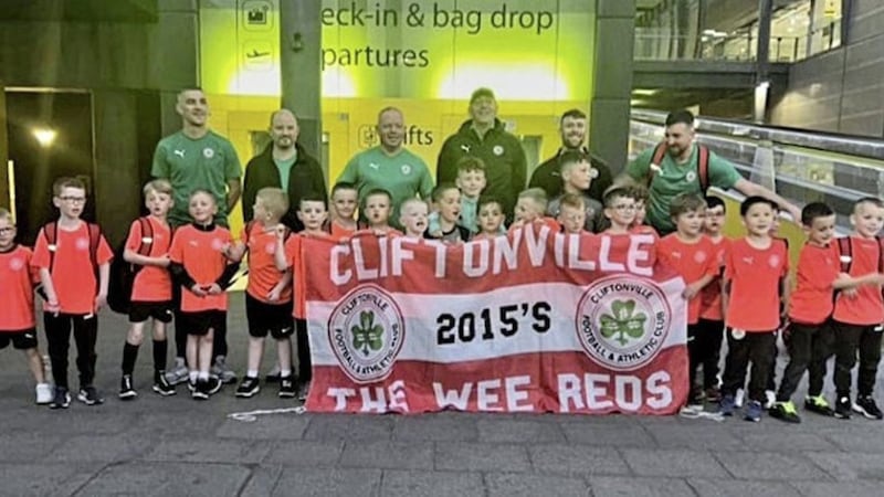The young Cliftonville FC players who feared they would miss a tournament in West Bromwich after their EasyJet flight from Belfast to Birmingham was cancelled on Friday. 