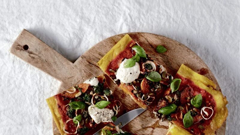 &Aacute;ine Carlin's polenta pizza is perfect for vegans