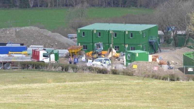 Concerns have been raised about the cost of policing a Canadian owned goldmine in Co Tyrone  