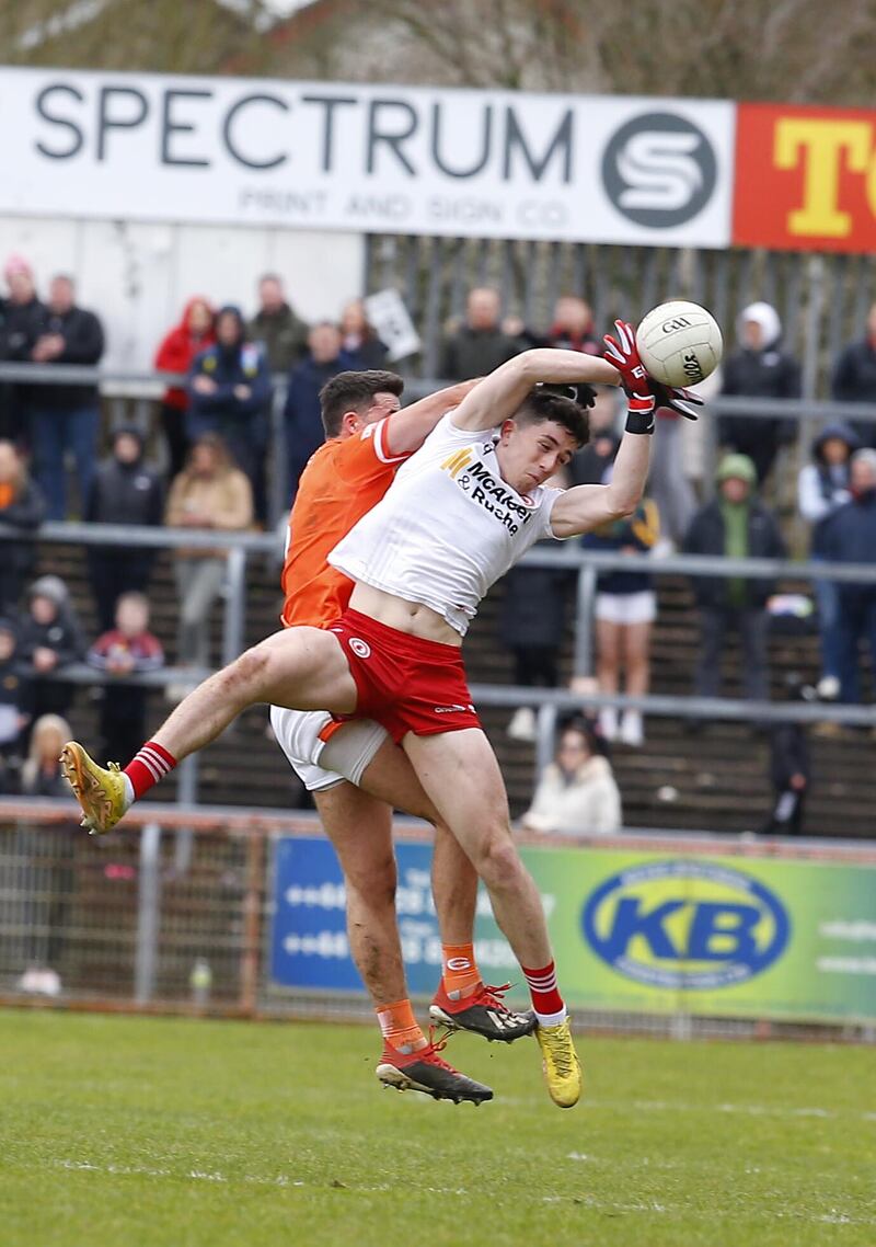 Joe Oguz is one of the emerging players who impressed for Tyrone in Division One