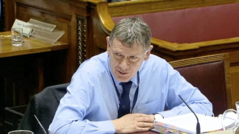 Senior civil servant Andrew McCormick is giving evidence to the RHI inquiry