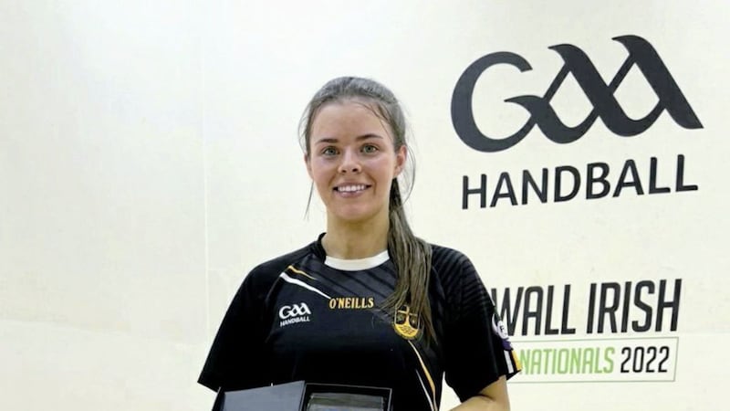 Mairead Fox from Loughmacrory in Tyrone, who enjoyed All-Ireland minor championship triumph in December 2021 and then won further Irish National titles this year. 