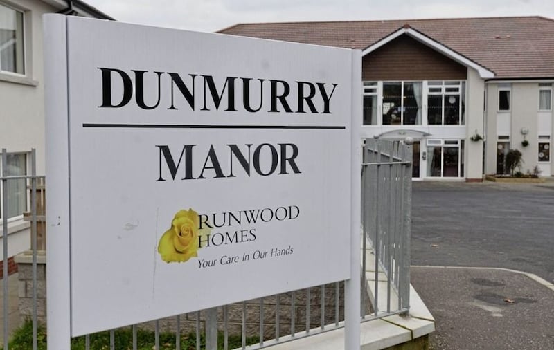 Dunmurry Manor care home in west Belfast