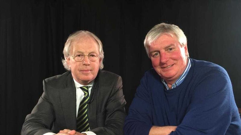 Eamonn Mallie with Michael Lyster 