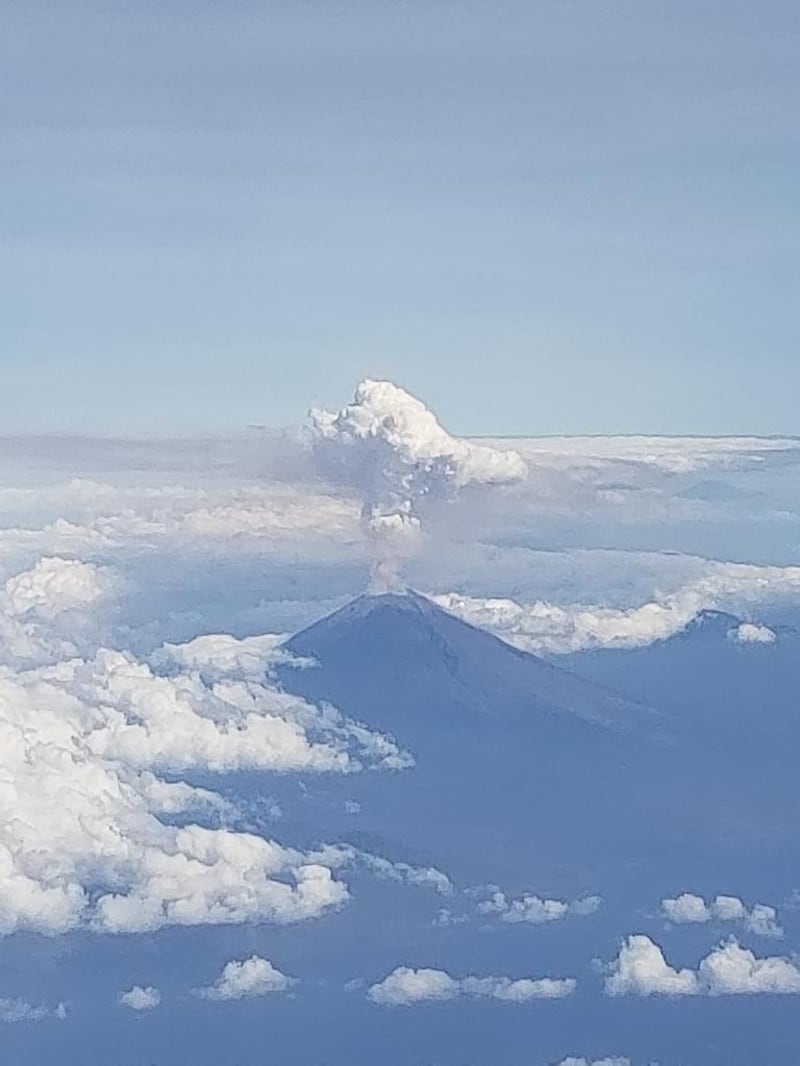 The Volcano from above