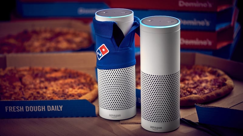 Users can use the command “Alexa, ask Domino’s to feed me.”