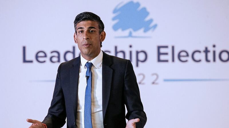 Rishi Sunak at the Tory leadership hustings. Picture by Hugh Russell 