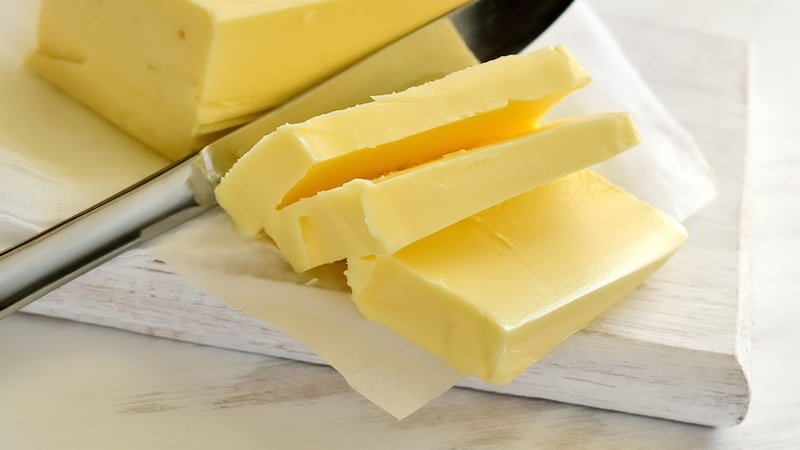 The average price of butter has gone down by 16p according to Kantar