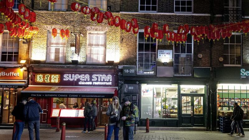 A nearly empty Chinatown in London at the weekend after the prime minister said that Covid-19 &quot;is the worst public health crisis for a generation&quot; 