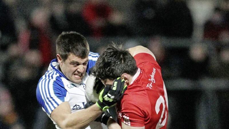 Mattie Donnelly and Drew Wylie will be in the thick of it again when Tyrone and Monaghan meet on Sunday 