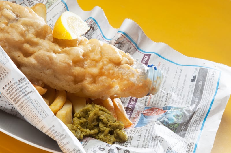 The impact initially appears to be of a plate of fish and chips (Siena Mccollin)
