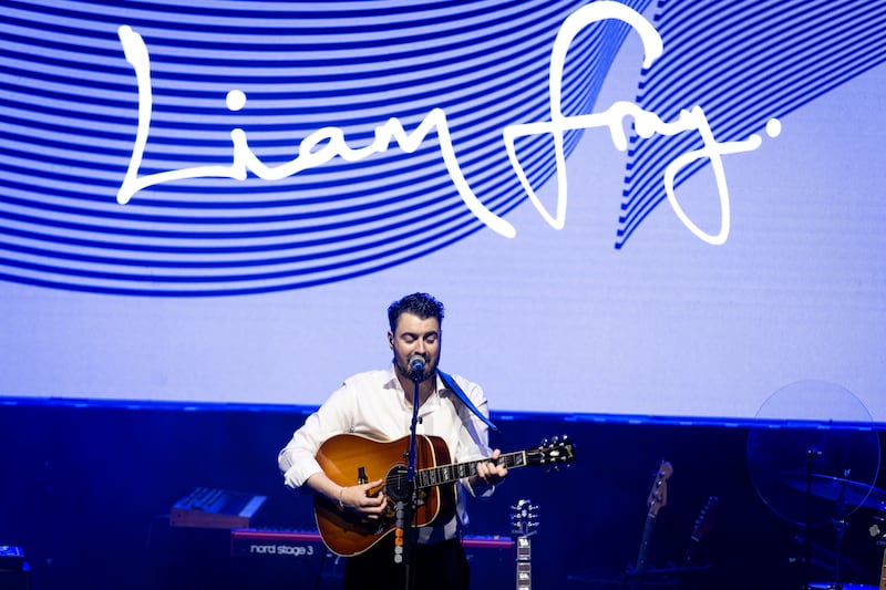 Liam Fray performs at the first Nordoff and Robbins Northern Music Awards