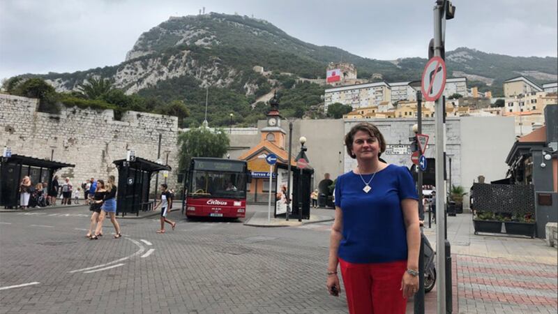 Arlene Foster is in Gibraltar&nbsp;